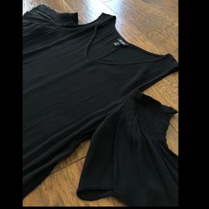 Flutter sleeve off shoulder top